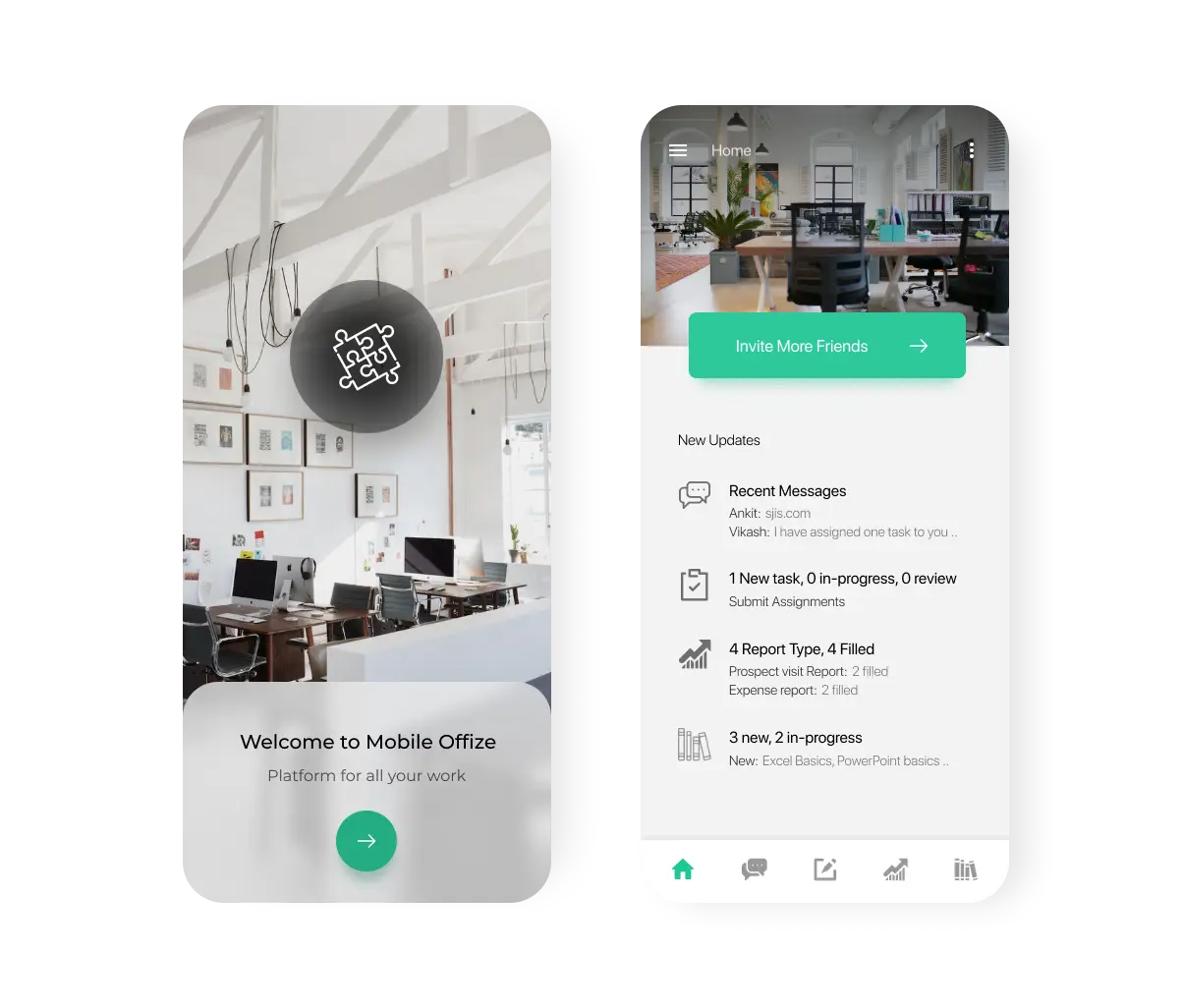 An Android app that streamlines work-related activities and communication for distributed teams with an intuitive interface, robust security, and seamless integration.