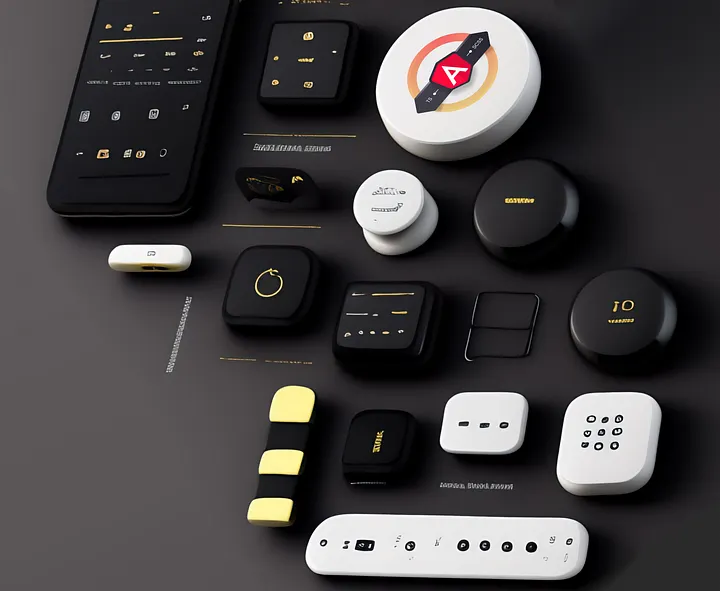 Illustration representing Angular template structure and UI composition